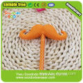 3D Wholesale Promotional Gift Mustache Toy Eraser